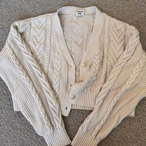 Aritzia Sunday best cardigan sweater size Small
